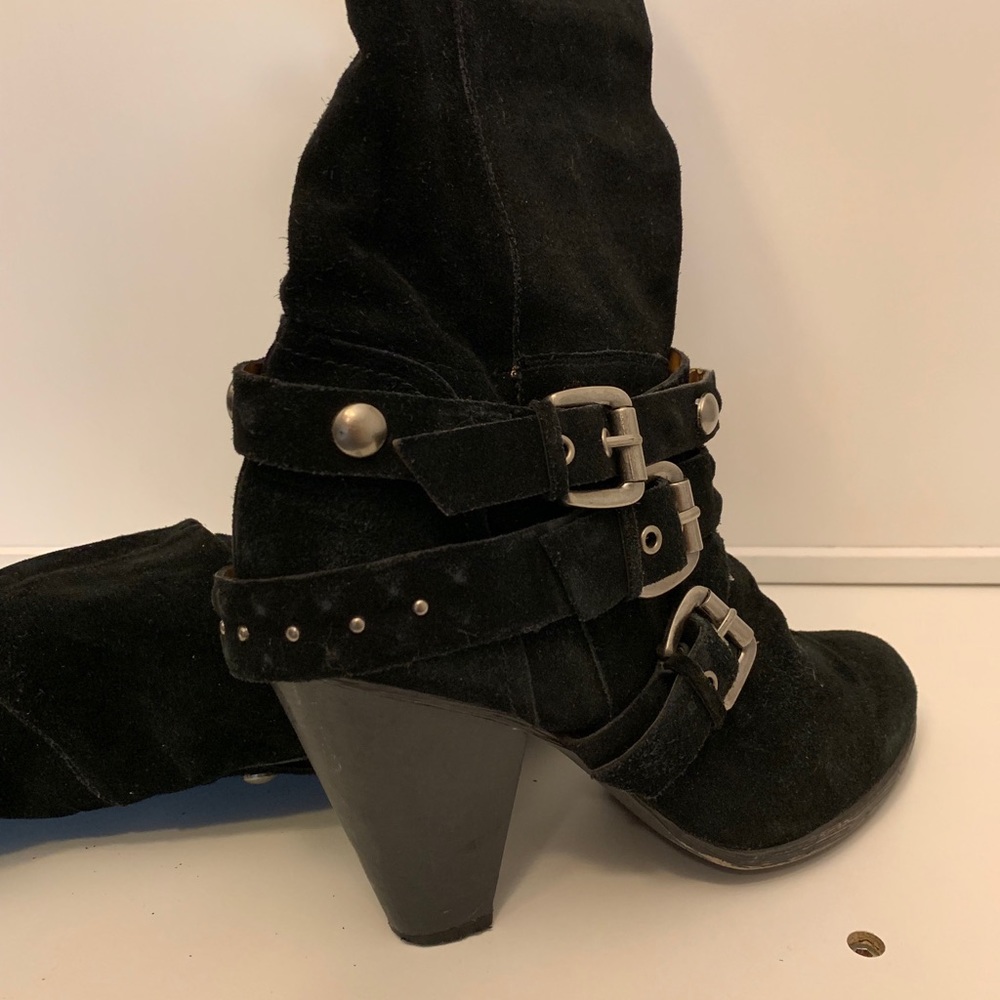 Mid Calf Suede boots with adjustable Buckles 🥾 - Picture 2 of 6